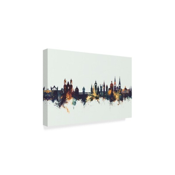 Michael Tompsett 'Lucerne Switzerland Luzern Skyline Iv' Canvas Art,30x47